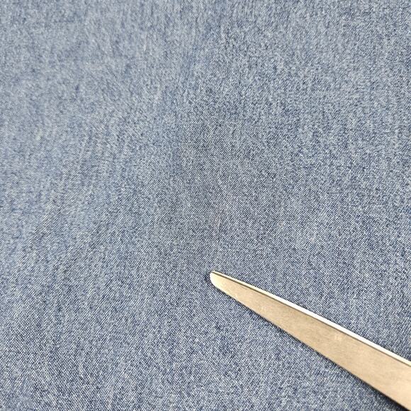 Vintage Erika Denim Dress Womens Large Jumper Blue Floral Modesty 90s Prairie - Picture 5 of 16